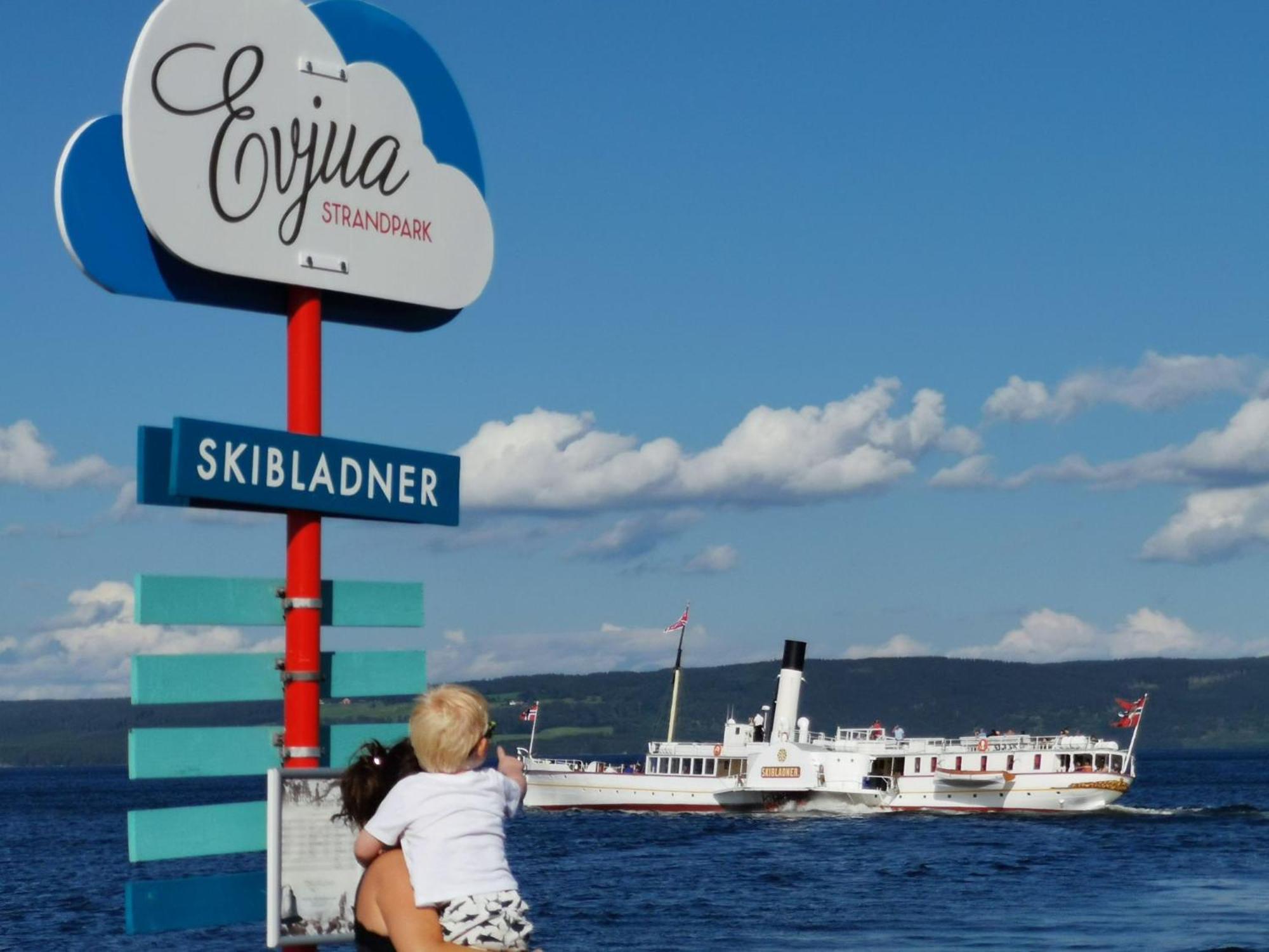 Idylliske Evjua Ved Mjosa Hotel Skreia ภายนอก รูปภาพ