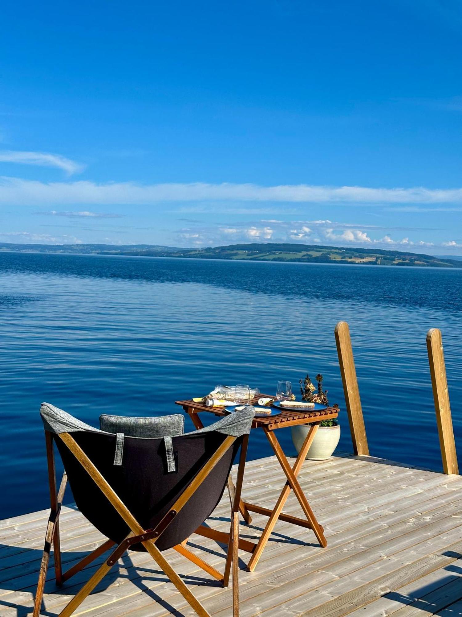 Idylliske Evjua Ved Mjosa Hotel Skreia ภายนอก รูปภาพ